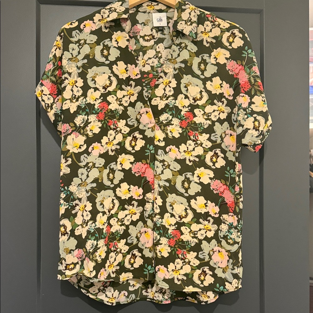 CAbi Replay Floral Top